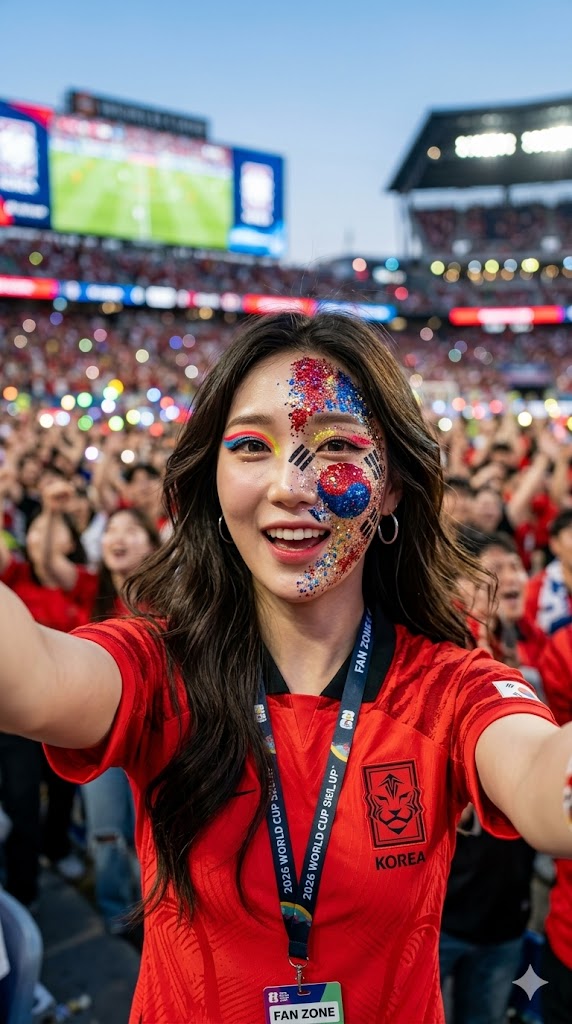 Korea Glam selfie portrait
